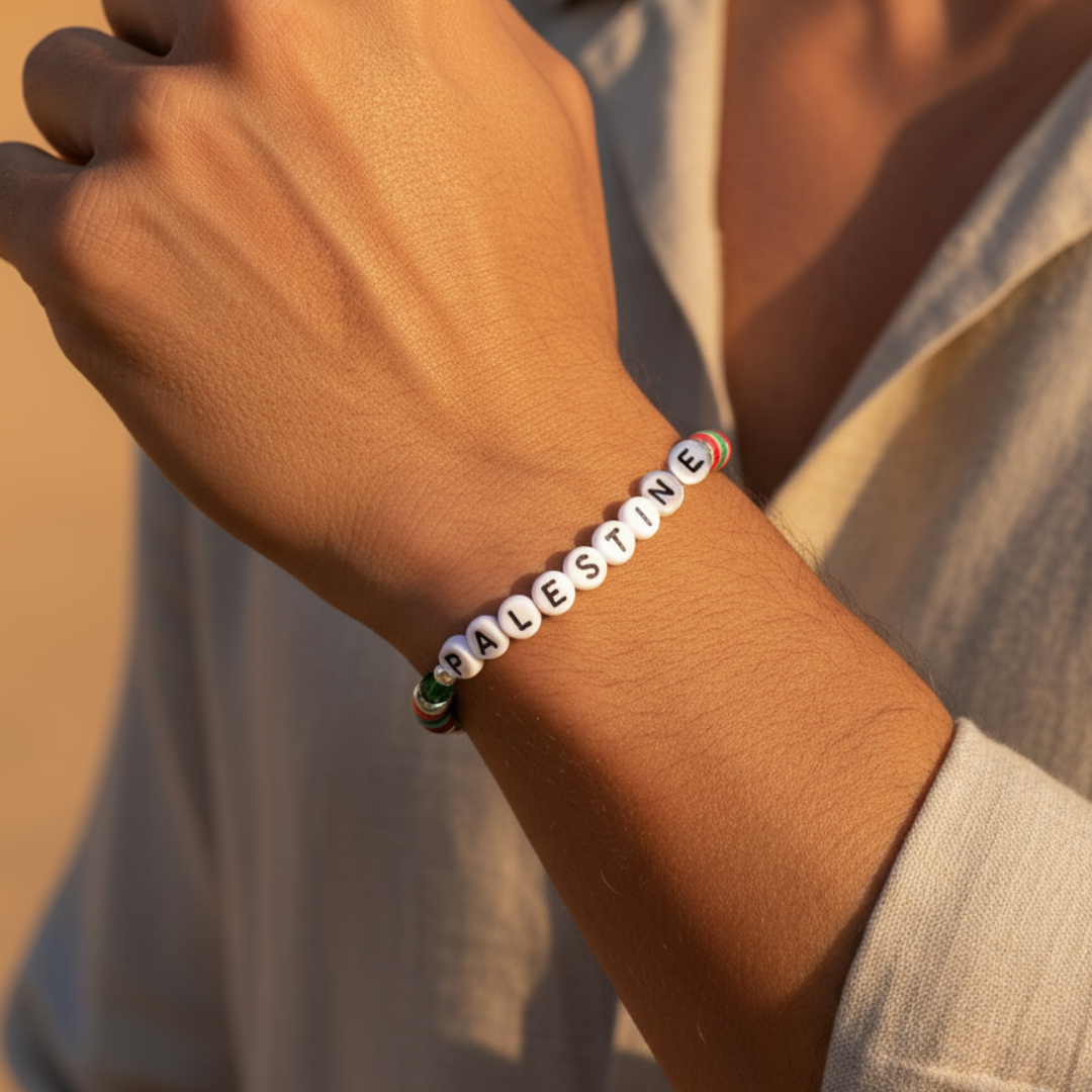 Bracelet Rayures Palestine — Homme