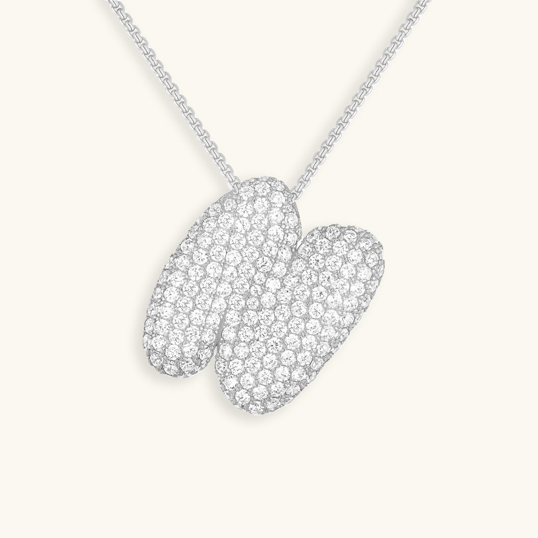 Collier en Diamant Initial Bulles