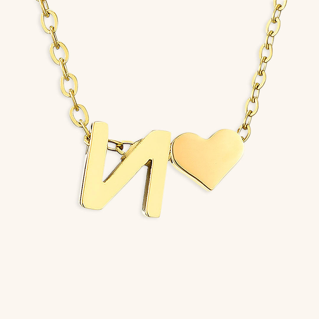 Collier en Or avec Lettre Initiale Ria