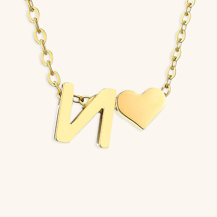 Collier en Or avec Lettre Initiale Ria