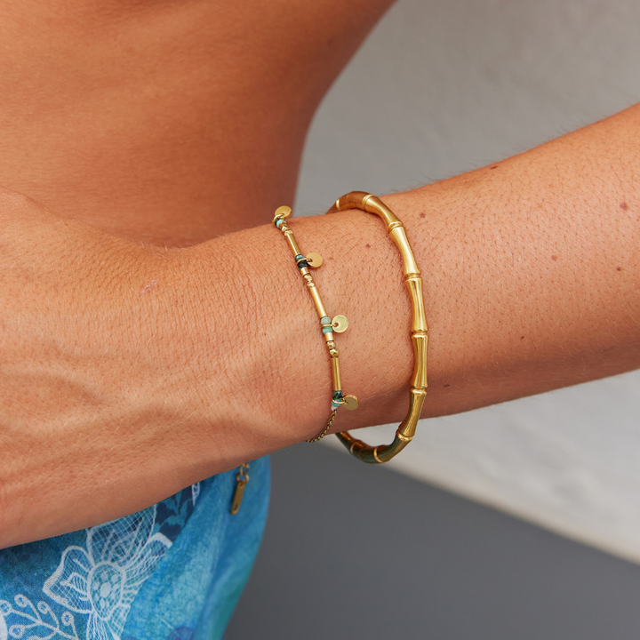 Bracelet en Disque Doré Neri
