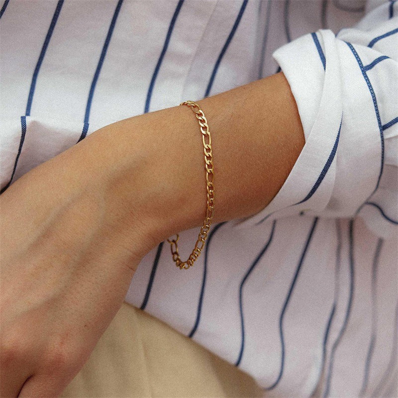 Bracelet en Chaîne d'Or Saturne