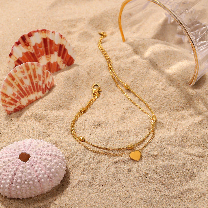 Bracelet de cheville en or Rowena