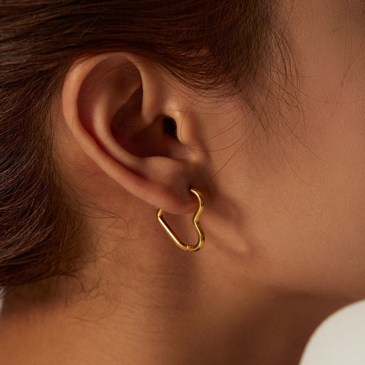 Boucles d'oreilles Helena Heart