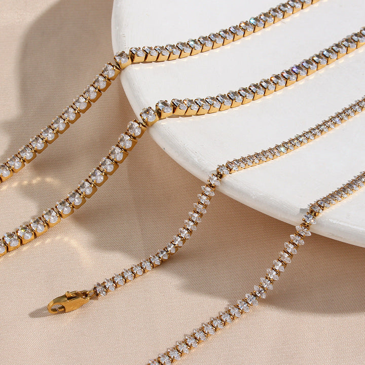 Collier de Tennis en Diamant Wisteria