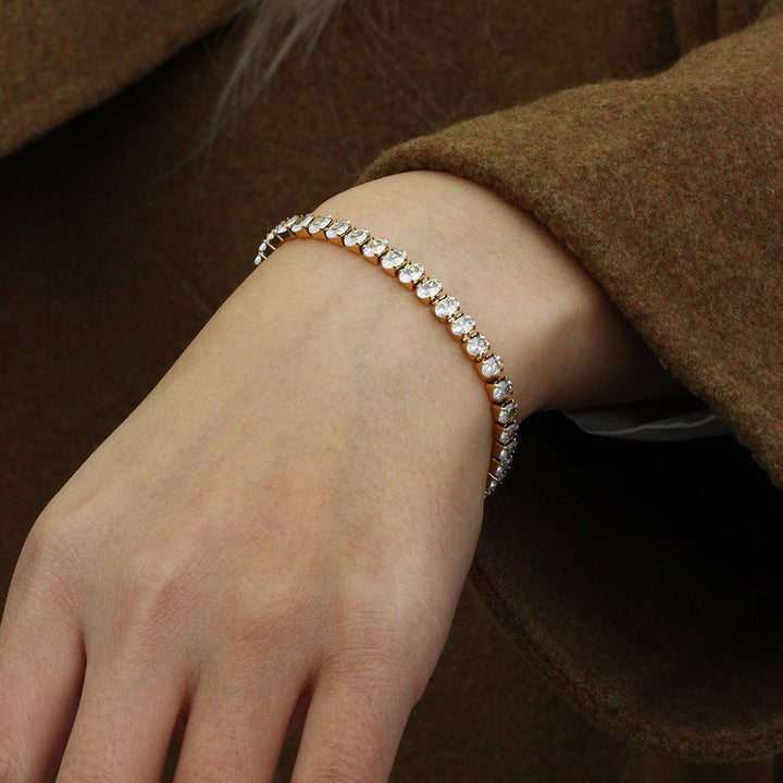 Bracelet de Tennis en Diamant Wisteria