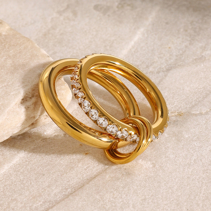 Bague en Diamants Empilés Alison