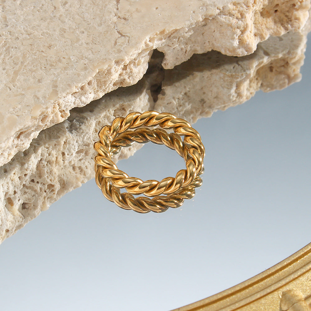 Bague Twist Melody en Or