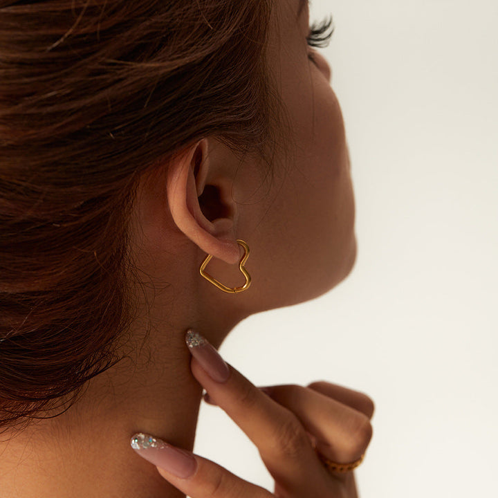 Boucles d'oreilles Helena Heart