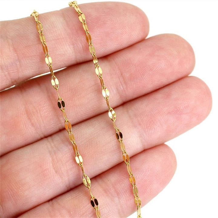 Bracelet de cheville en chaîne dorée Charlotte