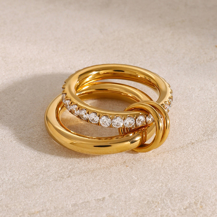 Bague en Diamant Empilée Alison
