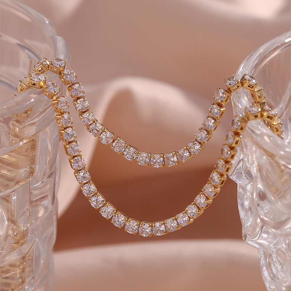 Collier de Tennis en Diamants Isolde