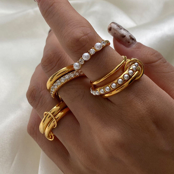 Bague en Diamant Empilée Alison