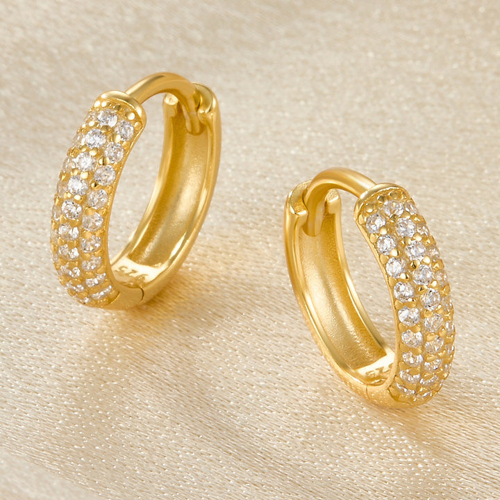 Boucles d'oreilles Amy Chunky Pavées