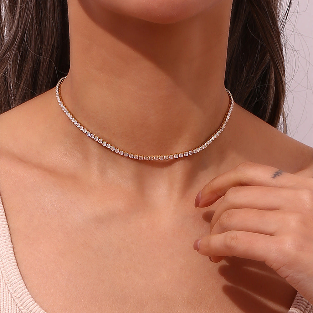 Collier de Tennis en Diamants Isolde