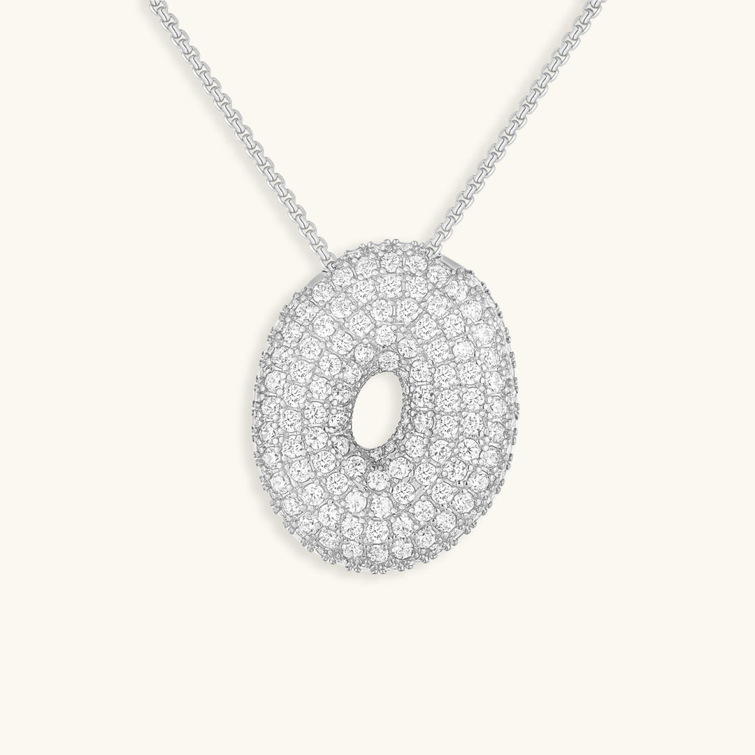 Collier en Diamant Initial Bulles