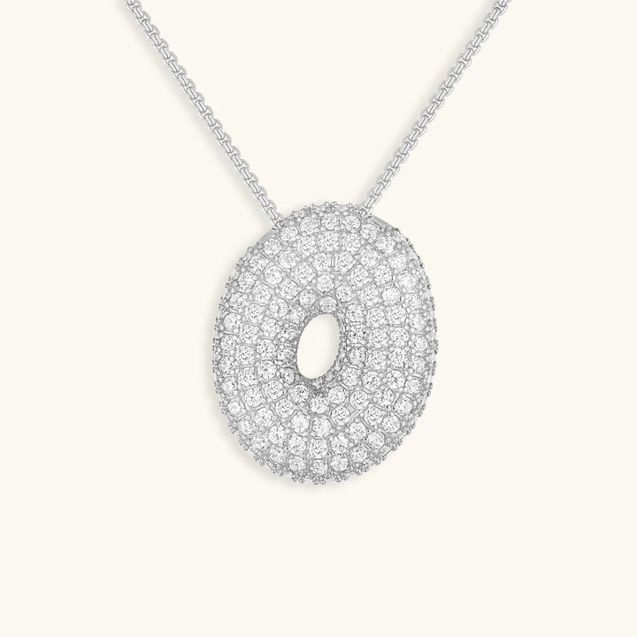 Collier en Diamant Initial Bulles