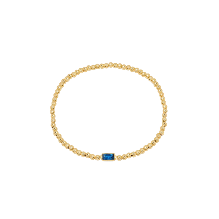 Bracelet en Gemmes avec Perles en Or