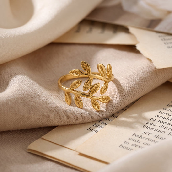 Bague Feuille d'Olivier — Palestine