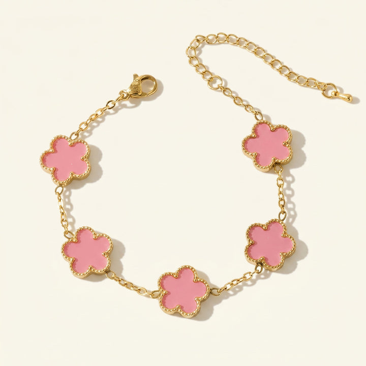 Bracelet Fleur Rose