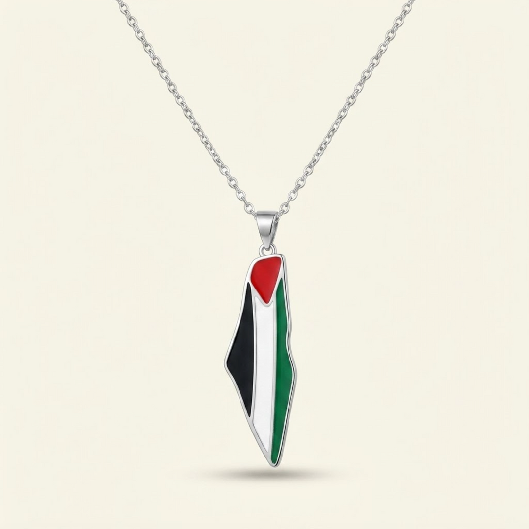 Collier Carte de Fierté de Palestine