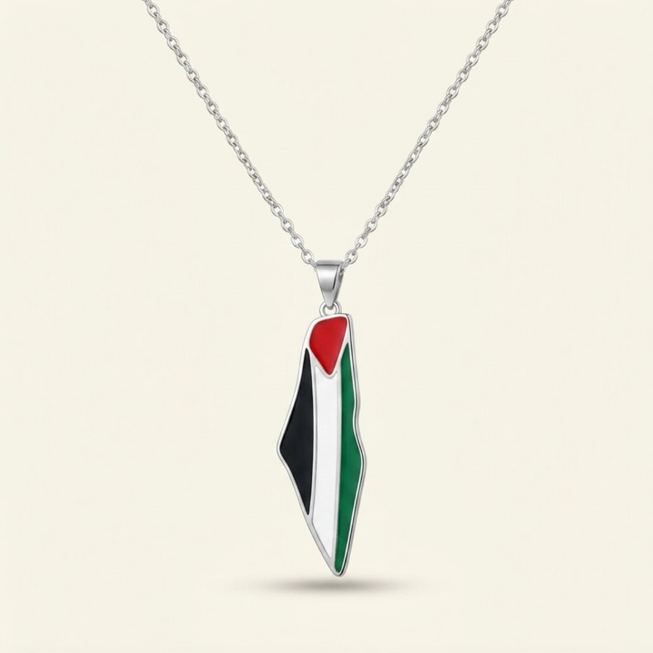Collier Carte de Fierté de Palestine