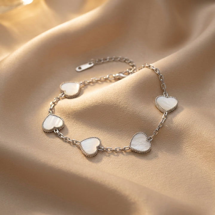 Chaque Bracelet Cœur en Argent