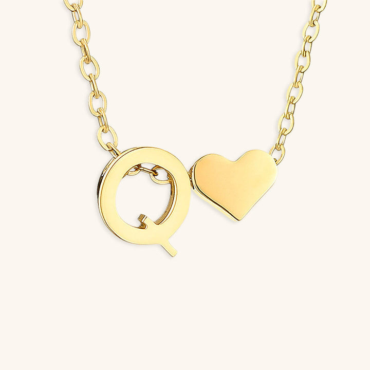Collier en Or avec Lettre Initiale Ria