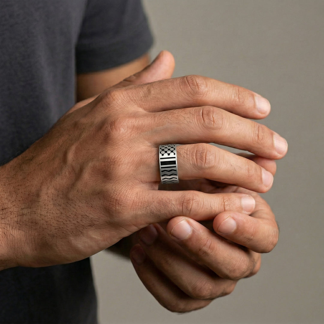 Bague Keffiyeh Bold — Homme