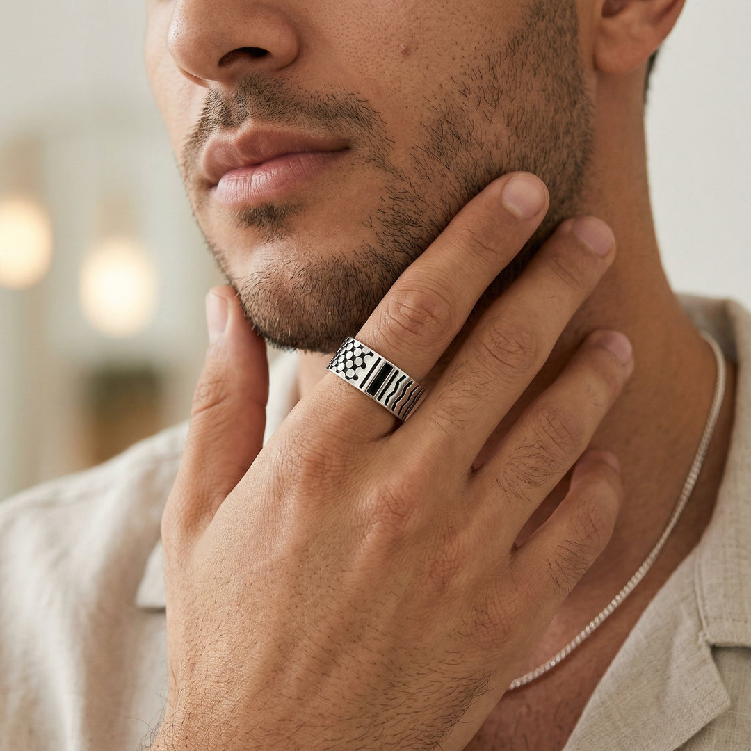 Bague Keffiyeh Bold — Homme