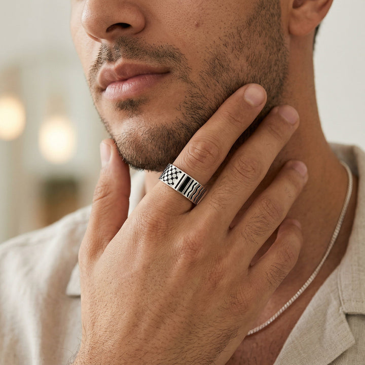 Bague Keffiyeh Bold — Homme