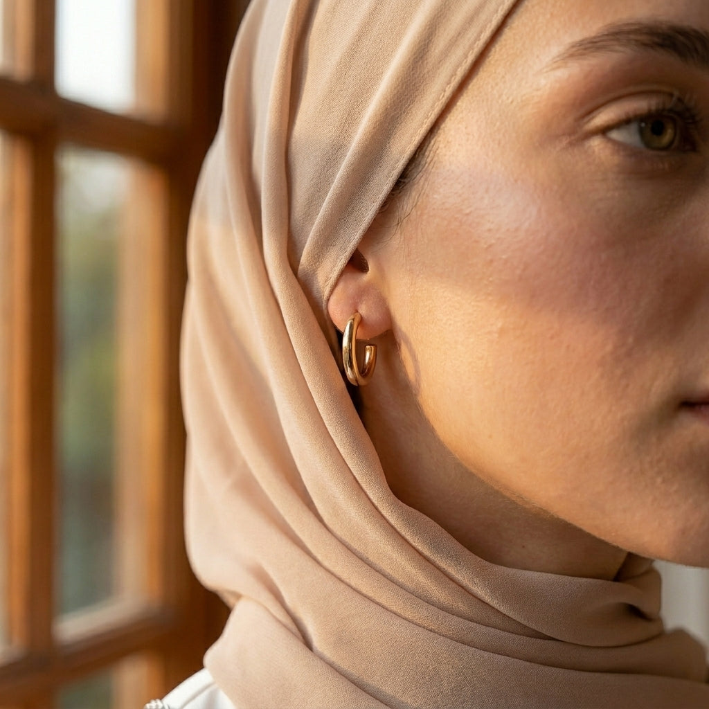 Boucles d'Oreilles Rondes Zayna