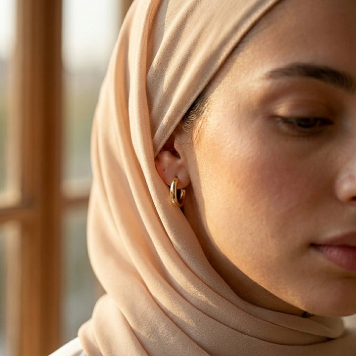 Boucles d'Oreilles Rondes Zayna