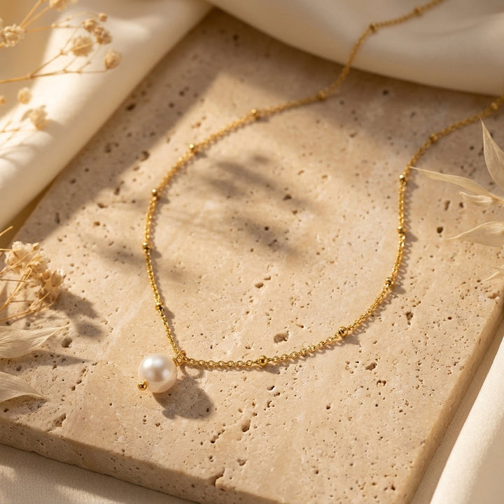 Collier Perle Silencieuse