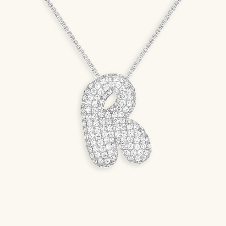 Collier en Diamant Initial Bulles