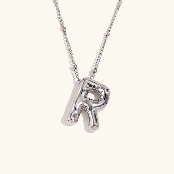Collier Initial en Or Balloon