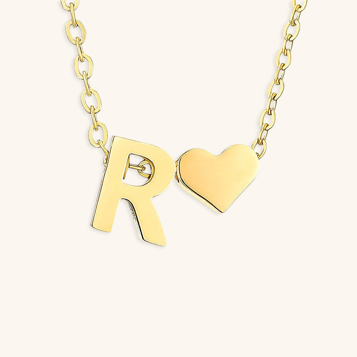 Collier en Or avec Lettre Initiale Ria