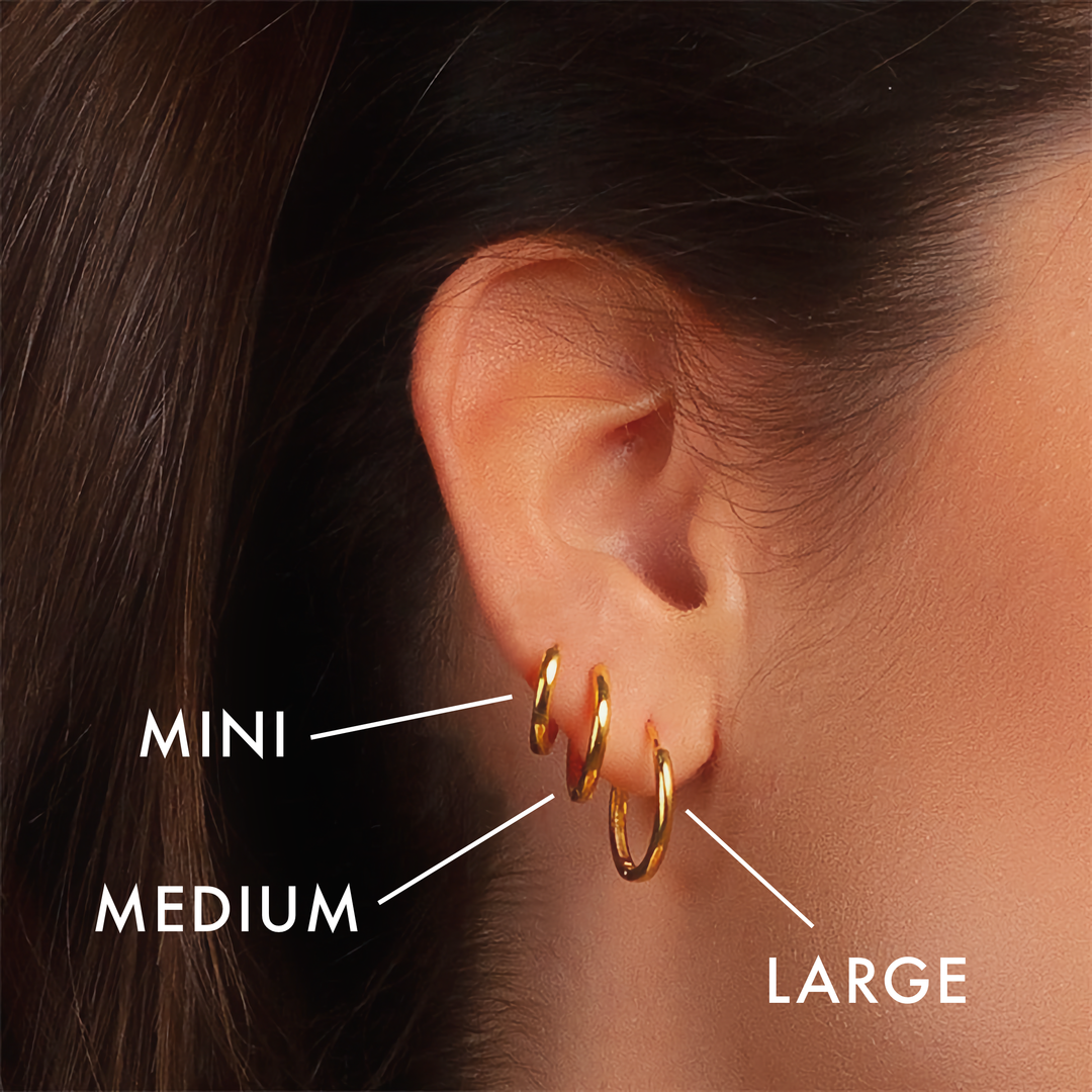 Créoles Rondes Classiques (Set de 3)