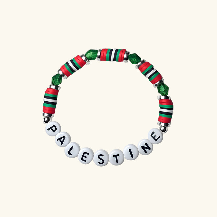 Bracelet Rayures Palestine — Homme
