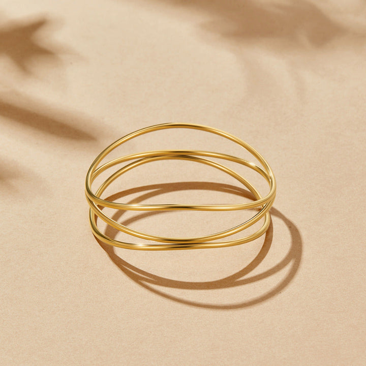 Bracelet Empilé en Or Sabrina
