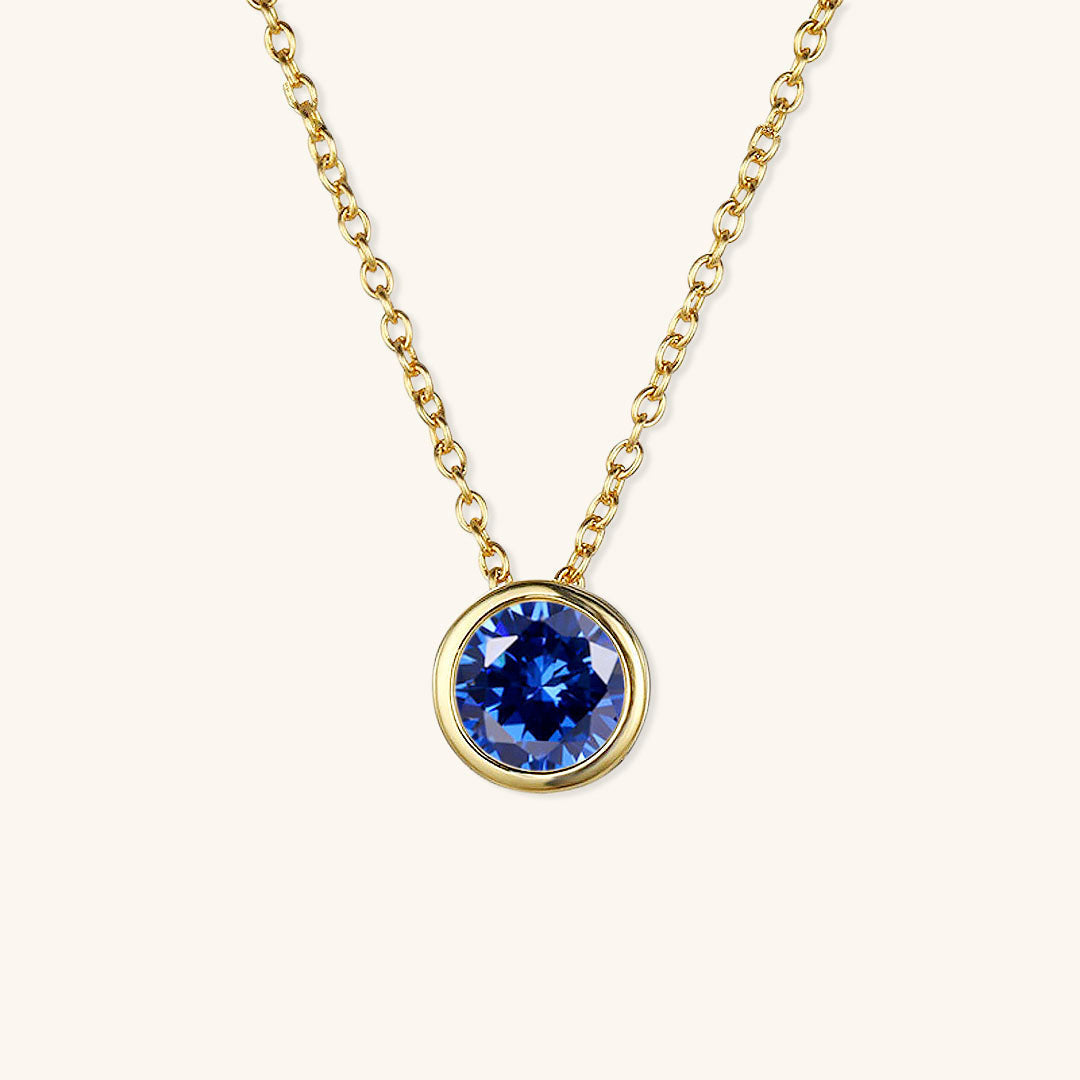 Collier de pierre de naissance Amelia