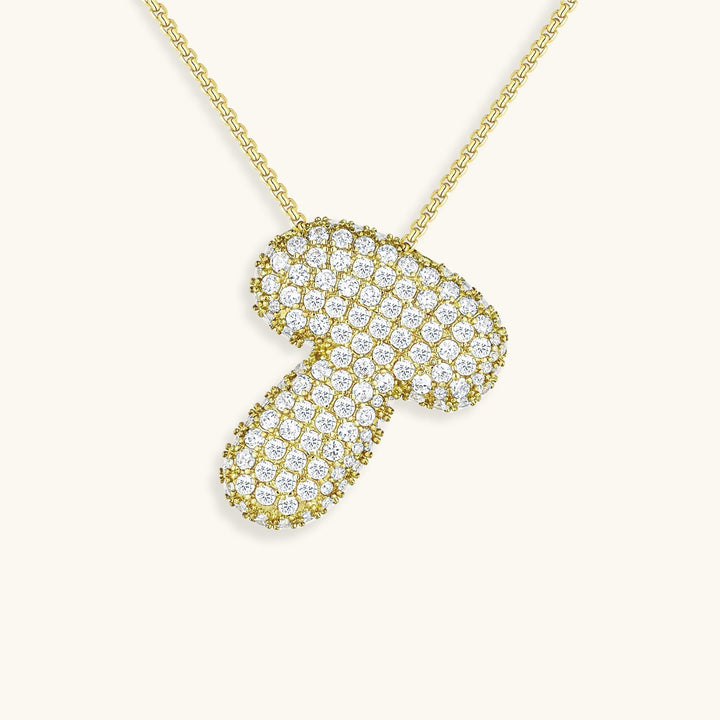 Collier en Diamant Initial Bulles