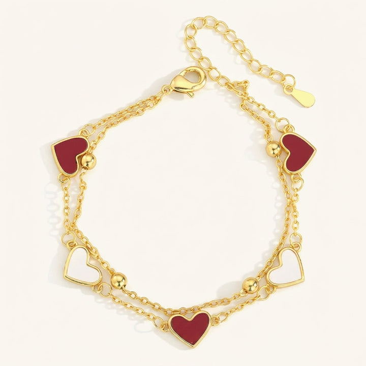 Bracelet Deux Cœurs