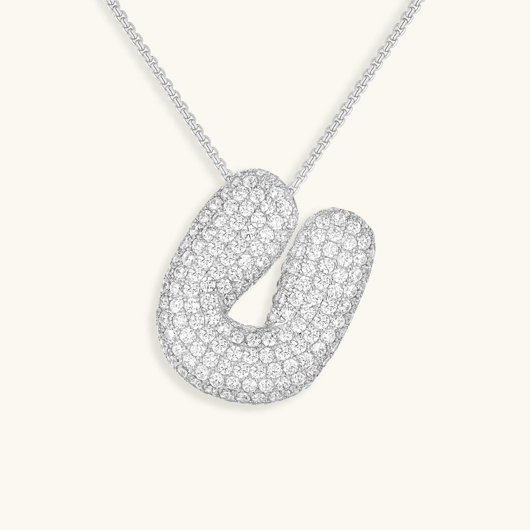 Collier en Diamant Initial Bulles
