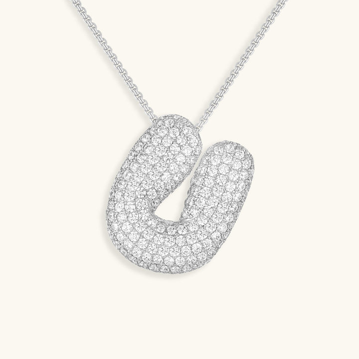 Collier en Diamant Initial Bulles