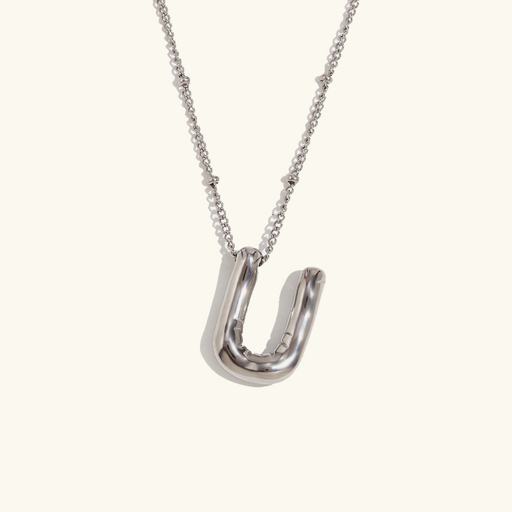Collier Initial en Or Balloon