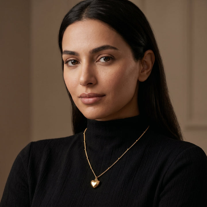 Collier avec pendentif cœur délicat