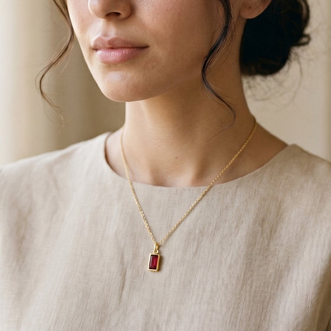 Pendentif Gemme de Naissance Bloom