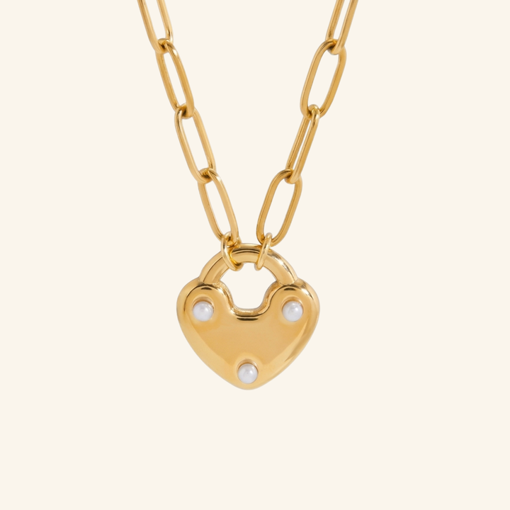 Pendentif Cadenas Cœur Amana