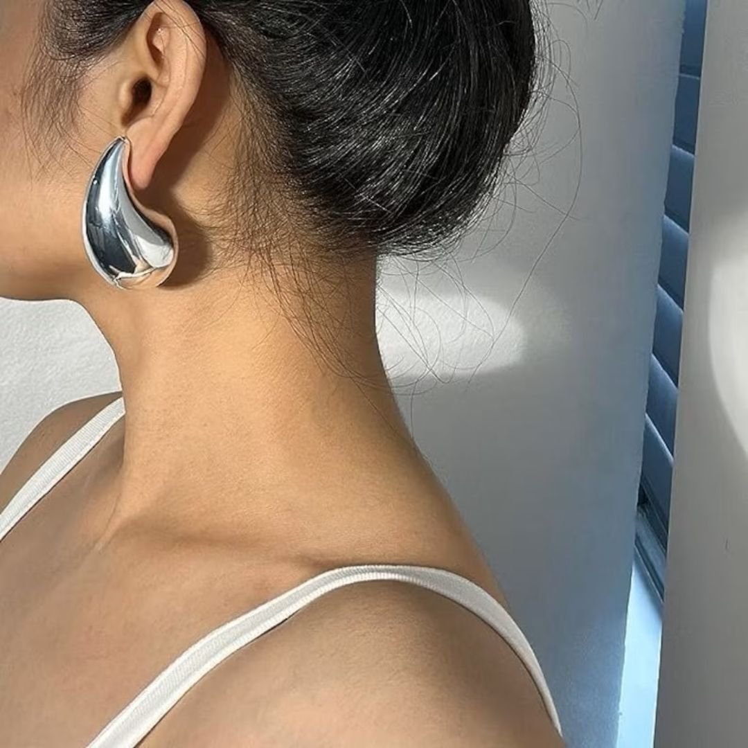 Boucles d'oreilles en or en forme de goutte Sandra